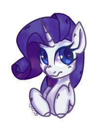 Size: 1028x1319 | Tagged: safe, artist:lisser24, rarity, pony, unicorn, g4, bust, cute, female, mare, raribetes, simple background, solo, transparent background