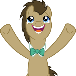Size: 3018x3000 | Tagged: safe, artist:cloudy glow, doctor whooves, time turner, earth pony, pony, a horse shoe-in, g4, .ai available, high res, male, simple background, solo, stallion, transparent background, vector