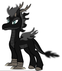 Size: 2088x2372 | Tagged: safe, artist:andrevus, oc, oc only, dragon, eastern dragon, hybrid, longma, high res, longmafied, simple background, solo, transparent background