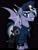 Size: 1250x1666 | Tagged: safe, artist:n0kkun, oc, oc only, oc:night storm (ice1517), bat pony, pony, bat pony oc, bat wings, black background, boots, clothes, cuffs, ear piercing, earring, eyebrow piercing, grin, gun, handgun, hat, holster, jewelry, male, multicolored hair, necklace, necktie, pants, piercing, police, police hat, police officer, revolver, ring, shirt, shoes, simple background, smiling, solo, stallion, tattoo, watch, wedding ring, wings, wristwatch