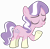 Size: 7000x6810 | Tagged: safe, artist:tardifice, edit, edited edit, editor:slayerbvc, vector edit, diamond tiara, earth pony, pony, g4, accessory-less edit, coat markings, female, filly, missing accessory, ponies wearing sunburst's socks, raised hoof, simple background, socks (coat markings), solo, transparent background, vector