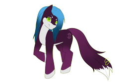 Size: 1000x665 | Tagged: safe, artist:linhthasack, oc, oc only, oc:moving star, earth pony, pony, coat markings, commission, cutie mark, digital art, facial markings, female, looking at you, mare, markings, pale belly, raised hoof, simple background, socks (coat markings), solo, tail, transparent background