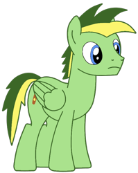 Size: 598x751 | Tagged: safe, artist:didgereethebrony, artist:pegasski, oc, oc only, oc:didgeree, pegasus, pony, g4, base used, blank stare, simple background, solo, thousand yard stare, trace, transparent background