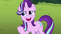 Size: 1920x1080 | Tagged: safe, screencap, starlight glimmer, pony, unicorn, a horse shoe-in, g4, female, solo