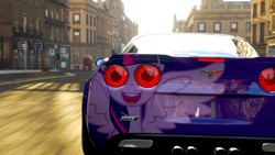 Size: 1920x1080 | Tagged: safe, twilight sparkle, alicorn, pony, g4, car, chevrolet, chevrolet corvette, corvette, corvette c6, creepy, cursed image, faic, female, forza horizon, forza horizon 4, funny, funny as hell, lights, looking at you, meme, nightmare fuel, oh god the eyes, open mouth, solo, special eyes, twilight sparkle (alicorn), video game, wat