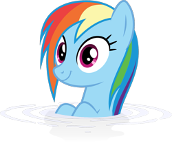 Size: 1085x902 | Tagged: safe, artist:sollace, derpibooru exclusive, rainbow dash, pegasus, pony, deep tissue memories, g4, my little pony: friendship is forever, .svg available, cute, dashabetes, female, show accurate, simple background, smiling, solo, svg, transparent background, vector, water, wet, wet mane, wet mane rainbow dash