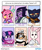 Size: 1362x1632 | Tagged: safe, artist:wiittyusername, twilight sparkle, cat, human, octopus, pony, rabbit, unicorn, anthro, g4, animal, animal crossing, anthro with ponies, baseball bat, beastars, book, bow, bust, clothes, crossover, eyes closed, female, glowing horn, grin, hair bow, haru (beastars), hat, horn, lab coat, mae borowski, magic, male, mare, music notes, night in the woods, ok ko let's be heroes, panicking, peppino spaghetti, pizza tower, professor venomous, reading, six fanarts, smiling, telekinesis, unamused, unicorn twilight