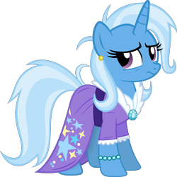 Size: 5402x5407 | Tagged: safe, artist:tales-fables, trixie, pony, unicorn, g4, absurd resolution, clothes, dress, duchess, female, mare, simple background, solo, story included, transparent background