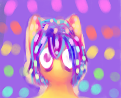 Size: 4526x3664 | Tagged: safe, artist:coco-drillo, oc, oc only, earth pony, pony, abstract, abstract art, abstract background, bags under eyes, colorful, modern art, natg2020, newbie artist training grounds, psychedelic, solo