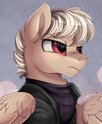 Size: 1446x1764 | Tagged: safe, artist:pridark, oc, oc only, oc:terminal velocity, pegasus, pony, clothes, cute, handsome, male, solo