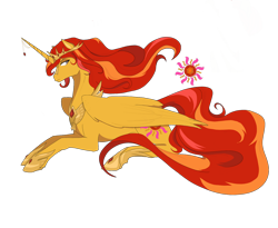 Size: 1280x1048 | Tagged: safe, artist:t3ssrina, sunshimmer, alicorn, pony, g3, alicornified, crown, cutie mark, female, hoof shoes, horn, horn jewelry, jewelry, mare, peytral, race swap, regalia, simple background, solo, sunshimmercorn, transparent background