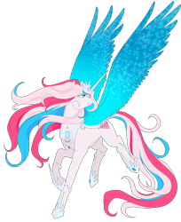 Size: 1280x1565 | Tagged: safe, artist:t3ssrina, star catcher, alicorn, pony, g3, alicornified, catchercorn, crown, female, jewelry, race swap, regalia, simple background, solo, transparent background