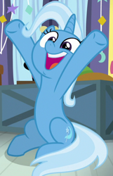Size: 462x718 | Tagged: safe, screencap, trixie, pony, a horse shoe-in, g4, cropped, cute, diatrixes, female, solo