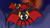 Size: 4018x2283 | Tagged: safe, artist:badumsquish, derpibooru exclusive, batton, original species, pony, robot, robot pony, g4, :o, bat wings, blood moon, fangs, female, fog, full moon, lidded eyes, looking at you, mare, mega man (series), moon, night, open mouth, tree, trio, wings