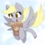 Size: 2048x2048 | Tagged: safe, artist:zokkili, derpy hooves, pegasus, pony, g4, cloud, cute, derpabetes, female, flying, food, high res, mare, muffin, open mouth, paper bag, sky, solo, spread wings, that pony sure does love muffins, wings