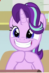 Size: 257x382 | Tagged: safe, screencap, starlight glimmer, pony, a horse shoe-in, g4, cropped, cute, female, glimmerbetes, solo
