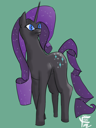 Size: 1500x2000 | Tagged: safe, artist:frostclaw, nightmare rarity, pony, g4, atg 2020, newbie artist training grounds, simple background