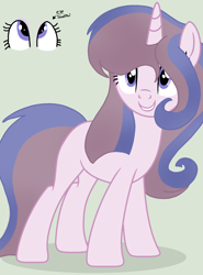 Size: 1128x1524 | Tagged: safe, artist:circuspaparazzi5678, oc, oc only, pony, unicorn, art contest prize, base used, eyeshadow, freckles, makeup, parent:rarity, parent:unknown oc, solo
