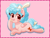 Size: 2000x1500 | Tagged: safe, alternate version, artist:fannytastical, cozy glow, pegasus, pony, g4, cozybetes, cute, female, filly, foal, heart eyes, preorder, prone, smiling, solo, wingding eyes