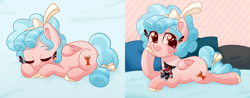 Size: 2000x783 | Tagged: safe, artist:fannytastical, cozy glow, lord tirek, centaur, pegasus, pony, body pillow, body pillow design, cozybetes, cute, female, filly, foal, plushie, preorder, sleeping, smiling, solo