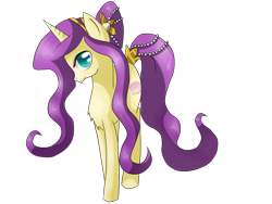 Size: 3200x2400 | Tagged: safe, artist:tomat-in-cup, oc, oc only, pony, unicorn, chest fluff, high res, jewelry, simple background, solo, transparent background