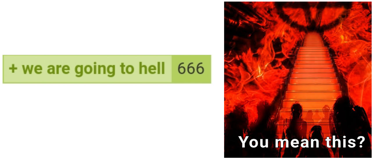 #2376339 - semi-grimdark, derpibooru, 666, hell, meta, no pony ...