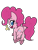 Size: 1536x2048 | Tagged: safe, artist:steelsoul, pinkie pie, earth pony, pony, g4, g4.5, my little pony: pony life, butt, dock, female, looking at you, looking back, plot, simple background, solo, transparent background, underhoof