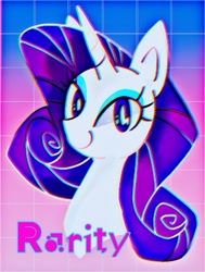 Size: 600x795 | Tagged: safe, artist:stacy_165cut, rarity, pony, unicorn, g4, bust, female, solo, text
