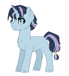 Size: 710x778 | Tagged: safe, artist:spectrumnightyt, oc, oc only, pony, unicorn, male, simple background, solo, stallion, transparent background