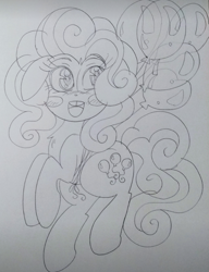 Size: 720x936 | Tagged: safe, pinkie pie, earth pony, pony, g4, balloon, traditional art