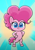 Size: 391x556 | Tagged: safe, screencap, pinkie pie, earth pony, pony, g4.5, my little pony: pony life, bipedal, cropped, female, hooves on hips, intro, mare, smiling, solo