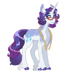 Size: 2000x2000 | Tagged: safe, artist:scarletskitty12, rarity, pony, unicorn, g4, alternate design, alternate hairstyle, female, high res, measuring tape, simple background, solo, transparent background