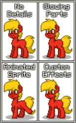 Size: 303x489 | Tagged: safe, oc, oc:fez, pony, pony town, animated, male, pixel art, pony oc, sprite