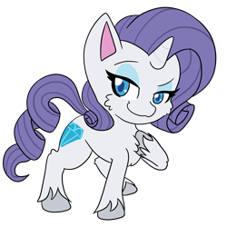 Size: 1520x1521 | Tagged: safe, artist:steelsoul, rarity, pony, unicorn, g4.5, my little pony: pony life, looking at you