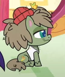 Size: 266x311 | Tagged: safe, screencap, dishwater slog, pony, g4.5, my little pony: pony life, the best of the worst, chest hair, cropped, cute, male, stallion, waterbetes, wifebeater
