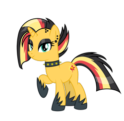 Size: 6000x5849 | Tagged: safe, artist:emeraldblast63, sunset shimmer, pony, unicorn, between dark and dawn, g4, female, goth, simple background, solo, transparent background
