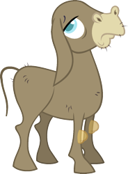 Size: 965x1311 | Tagged: safe, artist:pegasski, oc, oc only, donkey, pony, a friend in deed, g4, bald, base, donkey oc, floppy ears, frown, male, simple background, solo, transparent background