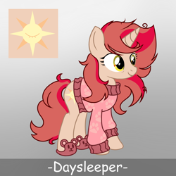 Size: 2000x2000 | Tagged: safe, artist:cdv, oc, oc only, oc:daysleeper, pony, unicorn, adoptable, female, high res, reference sheet, solo
