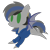 Size: 2100x2100 | Tagged: safe, artist:captshowtime, part of a set, oc, oc only, oc:nightglider, bat pony, pony, chibi, clothes, commission, cute, ear piercing, earring, high res, hoodie, icon, jacket, jewelry, piercing, simple background, solo, sweatshirt, transparent background, ych result