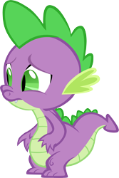 Size: 3964x5943 | Tagged: safe, artist:memnoch, spike, dragon, g4, belly, faceplant, male, simple background, solo, transparent background, vector