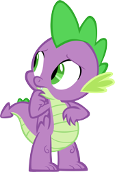 Size: 4130x6130 | Tagged: safe, artist:memnoch, spike, dragon, g4, faceplant, male, simple background, solo, transparent background, vector, winged spike, wings