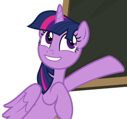 Size: 2199x2069 | Tagged: safe, edit, twilight sparkle, alicorn, pony, g4, the hooffields and mccolts, chalkboard, cropped, cute, female, high res, simple background, smiling, solo, transparent background, twiabetes, twilight sparkle (alicorn), vector