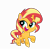 Size: 6200x6048 | Tagged: safe, artist:emeraldblast63, sunset shimmer, pony, unicorn, g4, g4.5, my little pony: pony life, chibi, cute, g4 to g4.5, shimmerbetes, simple background, solo, transparent background, vector