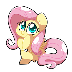 Size: 4096x4096 | Tagged: safe, artist:sugar morning, fluttershy, pegasus, pony, g4, absurd resolution, cute, female, shyabetes, simple background, sitting, solo, transparent background