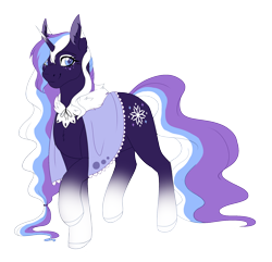Size: 1960x1893 | Tagged: safe, artist:_ladybanshee_, oc, oc only, oc:frosty lavender, pony, unicorn, 2d, art, cute, purple, simple background, solo, transparent background