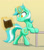 Size: 854x976 | Tagged: safe, artist:ikarooz, lyra heartstrings, pony, unicorn, g4, atg 2020, bipedal, bipedal leaning, book, chest fluff, female, leaning, magic, mare, newbie artist training grounds, solo, standing, sweat, table, telekinesis, that pony sure does love humans, trembling