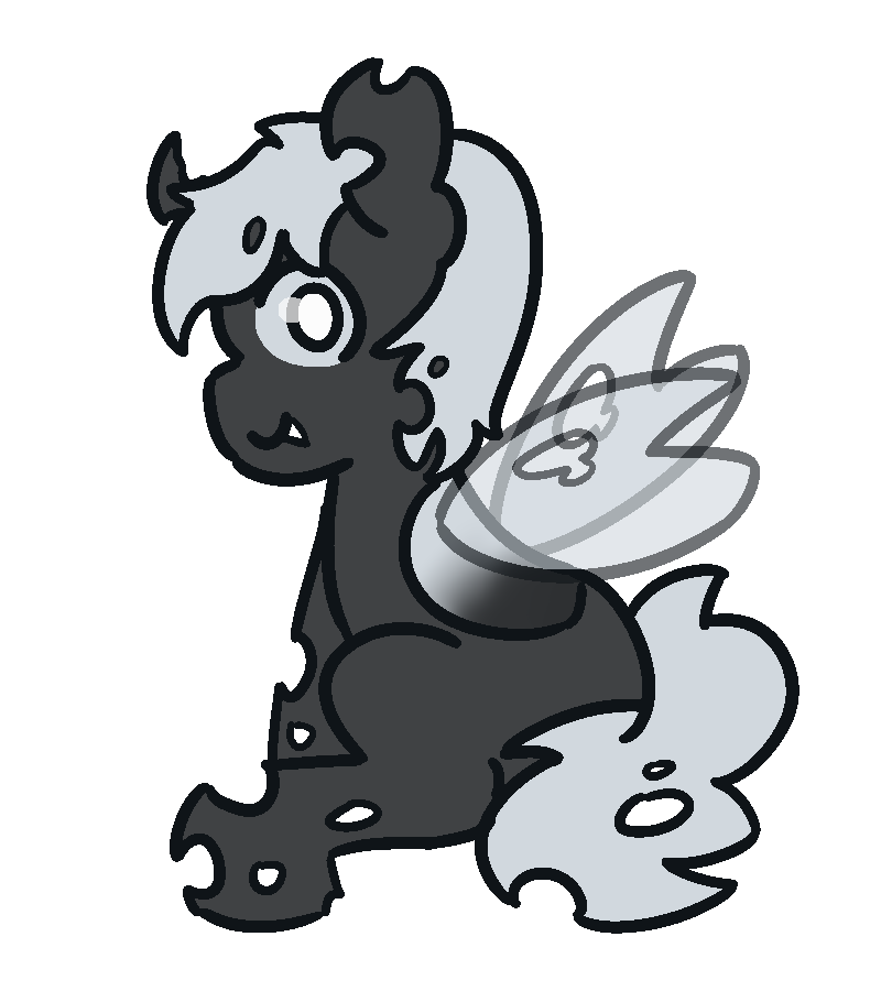 Sliver Changling #2378983 - safe, artist:threetwotwo32232, oc, oc only, oc:silver lies ...
