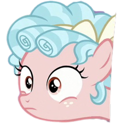 Size: 270x270 | Tagged: safe, edit, edited screencap, screencap, cozy glow, pegasus, pony, g4, season 8, what lies beneath, background removed, bow, cozybetes, cute, female, filly, foal, hair bow, hair ribbon, simple background, solo, transparent background