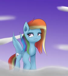 Size: 1280x1423 | Tagged: safe, artist:guatergau5, rainbow dash, pegasus, pony, g4, alternate hairstyle, female, mare, solo