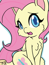 Size: 1536x2048 | Tagged: safe, artist:steelsoul, fluttershy, g4.5, my little pony: pony life, chest fluff, looking at you